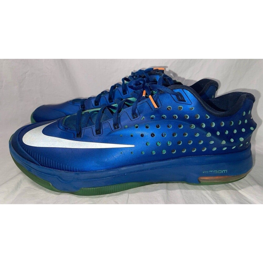 Nike Zoom KD 7 VII Elite Elevate Men's Aqua Blue Basketball Sneaker Size 17